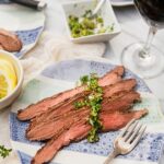 Μπριζόλα με Τσάι θυμάρι & γκρεμολάτα Συνταγές Μαγειρικής & Ομορφιάς με Καφέ Σοκολάτα Τσάι Thyme and Tea Rubbed Flank Steak with Gremolata Cooking and Beauty recipes with coffee chocolate & tea cookcoffeechocoteabeauty.com4