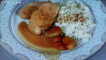 Χοιρινό Ψητό με Κάστανα Τηγανητά Βέφα Αλεξιάδου